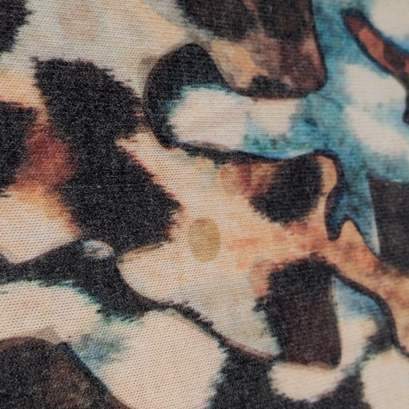 Amma Design Made In LA A-line Mini-Dress Abstract Colorful Pattern - Picture 12 of 14